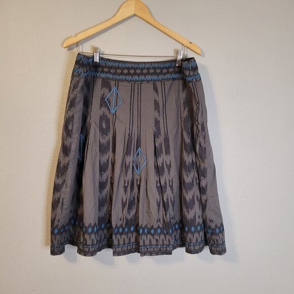 Esprit Gray and Blue Mini Skirt Vintage 90s - Picture 2 of 8